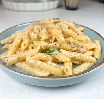 5 min. Brie Pasta with Mentaiko: A Creamy, Savory Fusion