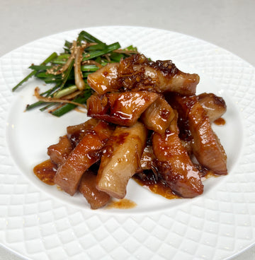 Glazed Pork Jowl with Chive Salad (항정살 부추무침): A Korean Comfort Classic