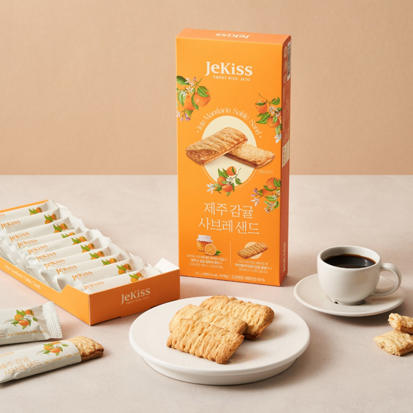 jeju tangerine sabre cookie 제주 한라봉 쿠키