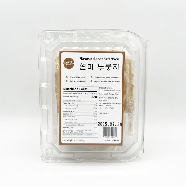 Crispy Brown Rice Nurungji 현미 누룽지 8.1oz (230g)