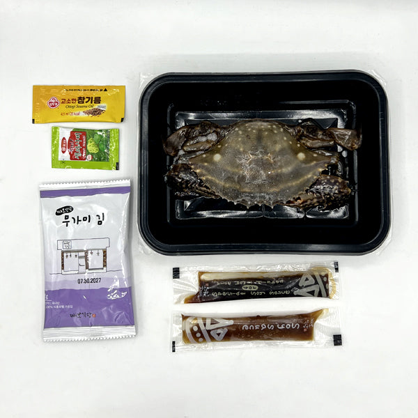 Jjaebo Soy Crab (Single Serve) 째보 혼밥 간장게장 12.3oz (350g)