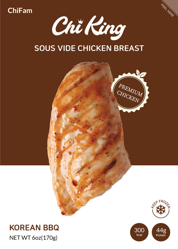 Korean BBQ 바베큐 수비드 닭가슴살- Sous Vide Chicken Breast 6oz (170g)