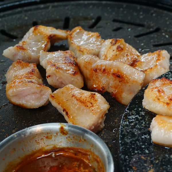 korean bbq pork jowl 항정살 바베큐