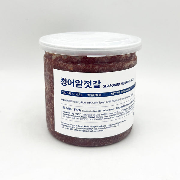 seasoned herring roe 청어알젓갈
