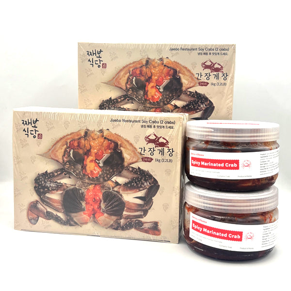 Family Feast Korean Marinated Crab 게장 Bundle