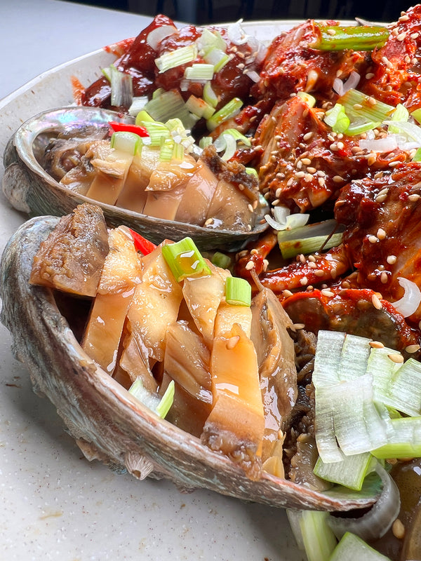 Soy-Marinated Abalone 전복장 - 4pc 10oz. (280g)