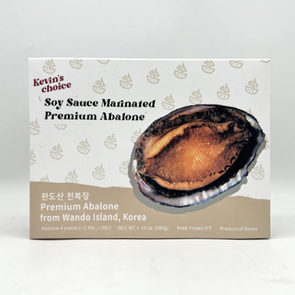 Soy-Marinated Abalone 전복장 - 4pc 10oz. (280g)